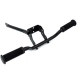 Fußrastenrohr Stahl 520mm Mattschwarz für Kreidler Florett RMC, RS, LF, LH, TM MG00002222