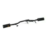 Fußrastenrohr Stahl Schwarz mit Gummis für Honda, MB 50 Mokick MG00002298