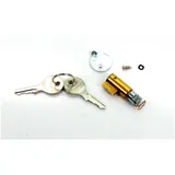 Steering lock brass 12mm with 2 keys for Zündapp CS, CX, ZD, KS, C, GTS, Piaggio Vespa Ape TM P 50, 90, DN 200, DS ET 3 125, Iri