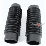 Gabelfaltenbalg Gummi 40/45mm 155mm Schwarz für Yamaha RD 50, 80, FS 1 MG00002551