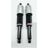 Shock absorber set black chrome 360mm bushes 8mm 10mm spring 7mm for Puch, Monza, moped, moped, mokick MG00002581
