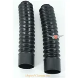 Gabelfaltenbalg Gummi 52/34mm 250mm Schwarz für Yamaha, DT 50 MG00002590