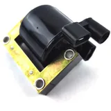 Zündspule Schwarz Kunststoff Metallhalterung für Hercules K 50 Sprint, S, GS, 75 125 Zündapp KS Sport, Super Cross, Kreidler Flo