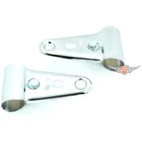 Headlight bracket set 26-30mm universal chrome for moped, moped, mokick MG00005609