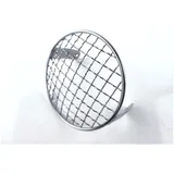 Headlight grille chrome 1 piece outer diameter 130mm mounting distance distance of the mounting to the headlight glass 55mm for