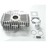 Zylinderkit Satz Aluminium 50ccm 40mm Bohrung 32mm Krümmeranschluss 48mm Lochabstand 55mm Stehbolzenabstand für Kreidler Florett