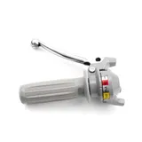 Schaltgriff Aluminium 3-Gang Grau für Kreidler Flory MG00007708