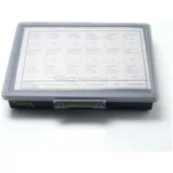 Sortimentskasten 10 Stk. Endhülse 5mm 5 6mm 7mm 3 geschlitzt 5-6mm 2 Einhängenippel 8x9 Schraubnippel 5x7 6x9 7x9 MG00008221