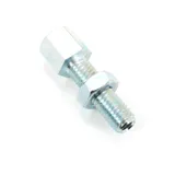 Einstellschraube Sechskant M8 x 27mm 10mm Durchmesser 4mm Bohrung für Mofa, Moped, Mokick MG00008244