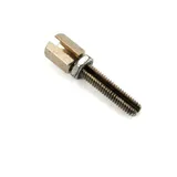 Adjusting screw hexagon M5 x 22mm 7mm diameter 2.5mm hole for moped, moped, mokick MG00008269