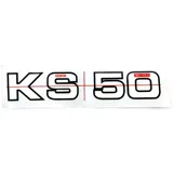 Side cover sticker for Zündapp KS 50 MG00008337