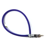 Cable lock 2 keys 520mm for mopeds, mopeds, bicycles MG00008726 Cable lock 2 keys 520mm for mopeds, mopeds, bicycles MG00008726