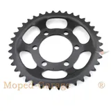 Kettenrad Esjot Stahl Schwarz 38 Zähne 415 für Zündapp Super Combinette, Sport Falconette, ZD 20, 40, 25, ZL Hai CX 25 TS, ZS ZE