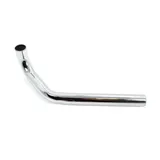 Auspuffkrümmer Stahl 28mm 350mm Chrom für Hercules Prima, KTM, DKW, Rixe MG00011206