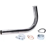 Exhaust manifold set 28mm stainless steel for Simson, Schwalbe KR51/1, SR4-2, SR4-3, SR4-4, Duo4/1 MG00011319
