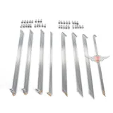 Speichen Chrom 18x196mm 18x205mm 2,6mm mit Nippel (36 Stück) für Puch, MS 50 MG00021246