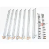 Chrome spokes 2.58 x 208mm with nipple (36 pieces) for DKW Hummel MG00021364