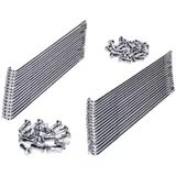 Spokes cloverleaf chrome 148mm with nipple (36 pieces) for Kreidler, Florett RS, K54/53, RSH K54/53 MG00021467
