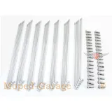 Spokes cloverleaf set steel 190mm 2,7mm nipple 5mm for Hercules Prima 2N, 2S, 3S, M1, M2, M3, P1, MP 2, MF 3, 4, HR 1, DKW moped