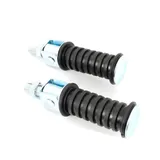 Fußrasten Satz M12 x 25mm 105mm 30mm Schwarz für Yamaha DT 50, 80, 125, RD, FS, DX MG00022102