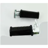 Footrests foldable 12mm black for Zündapp, KS 50, 80, GTS Kreidler, C CS CX Hercules, Hai ZD 40, Florett, Puch, MK, Simson, K KT