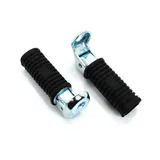 Footrest set 120mm 32mm black for Kreidler, Zündapp, Hercules, Puch, Simson, BMW, moped, moped, mokick, KKR, motorcycle MG000221