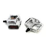 Pedale Aluminium Silber M12 mit Katzenaugen für Zündapp, Kreidler, Hercules, Puch, KTM, DKW, Rixe MG00022175