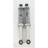 Shock absorber set gray 275mm 8mm bushes 6mm spring for Hercules, Puch, Miele, DKW, KTM, Rixe, Kreidler, Zündapp, moped, moped, Shock absorber set gray 275mm 8mm bushes 6mm spring for Hercules, Puch, Miele, DKW, KTM, Rixe, Kreidler, Zündapp, moped, moped,