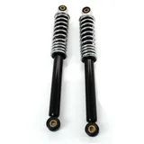 Federbein Satz 330mm 8mm Schwarz Chrom für Zündapp ZD, ZR, ZA, A, X, ZS, Hercules Prima, DKW, KTM, Rixe MG00025279