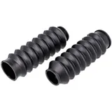 Faltenbalg Satz (2 Stück) Telegabel Drilastic Gummi Schwarz 30/23mm 112mm für Hercules, Zündapp, KTM, DKW, Rixe, Sachs MG0002643