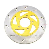 Brake disk stainless steel 220mm yellow for Zündapp KS 50, 80, GTS 50 MG00032303