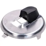 Ignition lock cover aluminum silver for Simson, Duo 4/1, 4/2, KR 51/1, 51/2, SR4-2, SR4-3, SR4-4 MG00054167