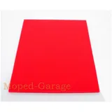 Luftfiltermatte Rot 33x28 cm 10mm für Hercules K 50 GS, 75 Prima, Ultra, MK, Supra, Zündapp GTS, KS, CS, CX, Hai, Kreidler Flore