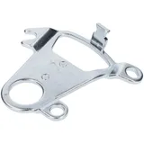 Mounting plate metal silver for Hercules, Miele, DKW, KTM, Rixe, Gritzner, Göricke, moped, moped, mokick MG00062790