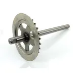 Tretkurbel Stahl 28 Zähne für Piaggio, Vespa, Ciao MG00062943