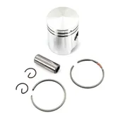 Kolben Satz Aluminium 38mm mit Kolbenringen und Kolbenbolzen 12mm für Puch, Monza Racing, Pionier MG00064284