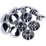 Cover caps for hexagon socket M6 screw head chrome 12 pieces for moped mokick MG00065474