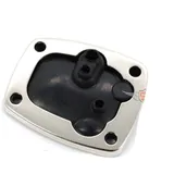 Vergaser Abdeckkappe Kunststoff Silber für Suzuki, K 50 Mokick MG00067274