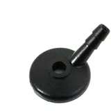 Anschlussstück für Dellorto Benzinschlauch Kunststoff Schwarz für Piaggio Ciao, Bravo, Garelli Bonanza MG00067290