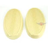 Knee cushion cream white 2 pieces for Kreidler, Florett Eiertank Super 4, 5, TS Mokick moped MG00071210