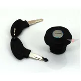 Tank cap lockable 30mm black with 2 keys for Peugeot 101, 102, 103, 104 MG00071386