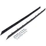 Zierleiste Kunststoff schwarz mit Halteclips für Kreidler Florett RS, RMC, RMC-S MG00072108