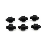 Sitzbank Gummi Satz 6-teilig Schwarz für Simson Schwalbe, SR4-2, SR4-3, SR4-4 MG00072258