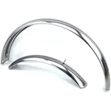 Schutzblechsatz Metall Chrom 550mm/400mm 55mm für Mofa, Moped, Mokick MG00073390