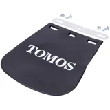 Splash cloth black with Tomos lettering 14x17cm for Tomos MG00073399