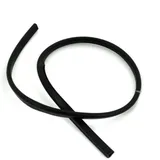 Kantenband Gummi 8x5mm Schwarz für Mofa, Moped, Mokick, Roller, Motorrad MG00073565