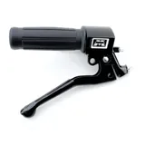 Throttle grip fitting with black rubber grip for MBK, Mobylette, Motobecane MG00077211