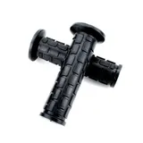 Grip set rubber black 120mm 22mm 24mm 31mm for Zündapp KS, GTS, C, CX, CS, Hai K, Kreidler Florett, Hercules MK Ultra, Puch Cobr