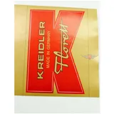 Mudguard sticker red gold 70mm x 45mm for Kreidler, Florett MG00083216