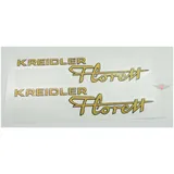 Sticker Gold Black 135mm x 30mm for Kreidler Florett MG00083244